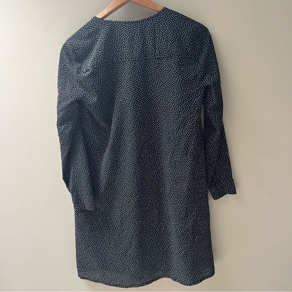 J Crew polka dot button down dress size XXS - Picture 3 of 5